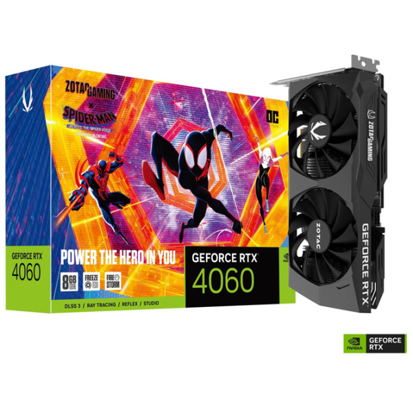 Placă video Zotac GeForce RTX 4060 OC Spider-Man Edition 8 GB  photo 6
