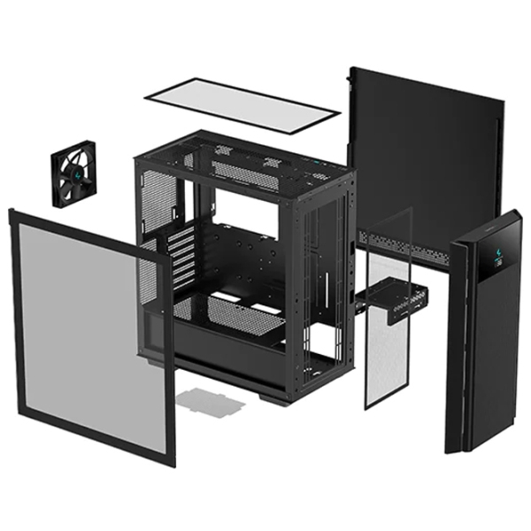 Carcasă Deepcool CH510 MESH DIGITAL Black micro ATX photo 5