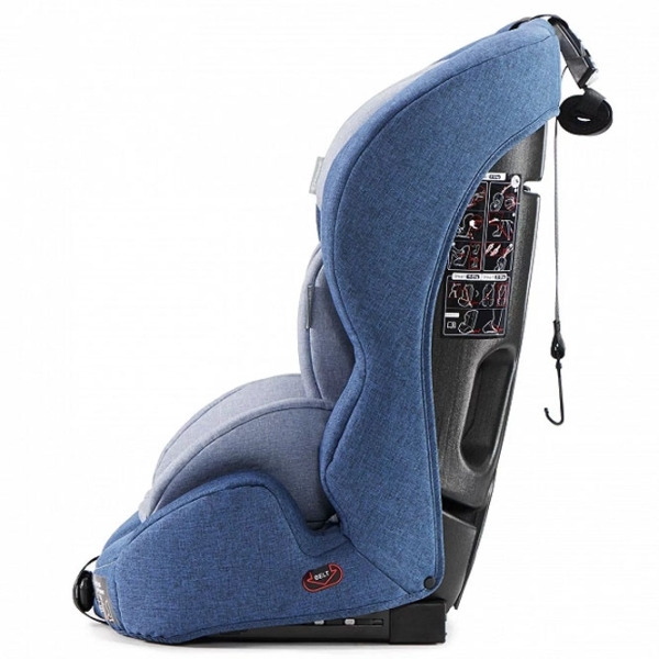 Scaun auto KinderKraft Safety-Fix (5902533909629) Blue 3 luni - 12 ani, 36 kg photo 4