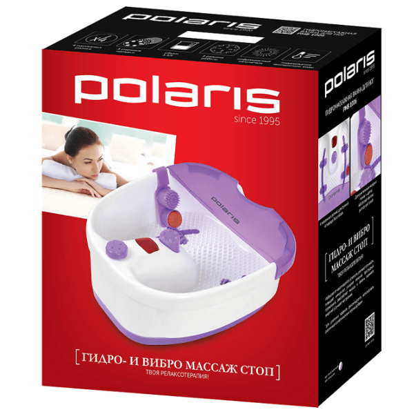 Aparat de masaj pentru picioare Polaris PMB1006 Purple  photo 7