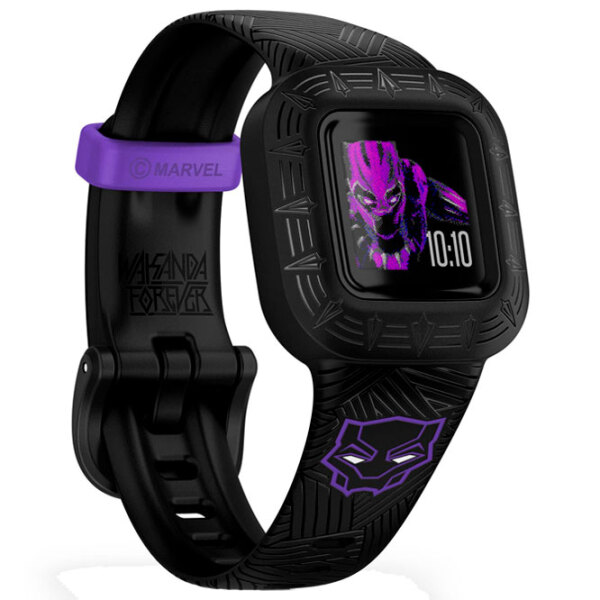 Детские часы Garmin Vivofit Jr.3 Marvel Black Panther special edition Черный 0.56", 112 x 112 photo 5