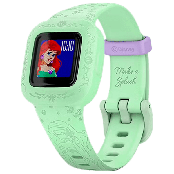 Детские часы Garmin Vivofit Jr.3 Disney The Little Mermaid Зеленый 0.56", 112 x 112 photo 1