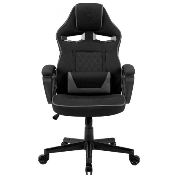 Scaun Gaming SENSE7 Knight Black Gray Stofă  photo 2