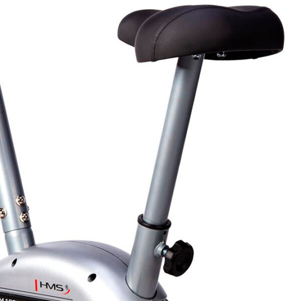 Bicicletă fitness HMS M1680 Black Silver Vertical, 110 kg photo 9