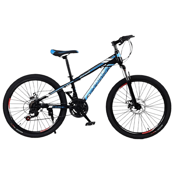 Bicicletă Frike TY-MTB 26" 15" Black Blue Oțel / Pentru adulți photo 1