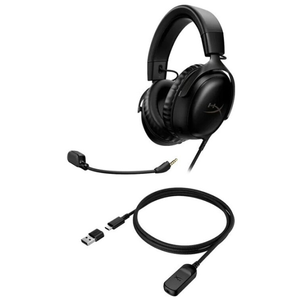 Наушники HyperX Cloud III Черный Проводная / Игровой / Полноразмерные photo 6