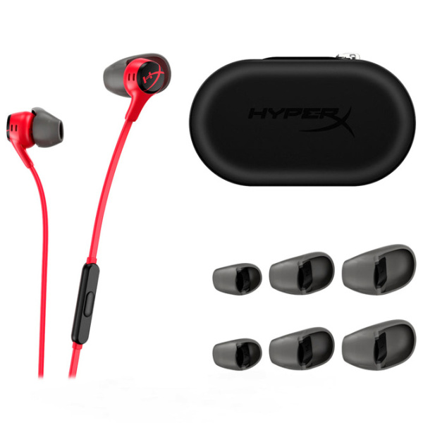 Наушники HyperX Cloud Earbuds II Красный Проводная/ Игровой/ Вкладыши photo 3