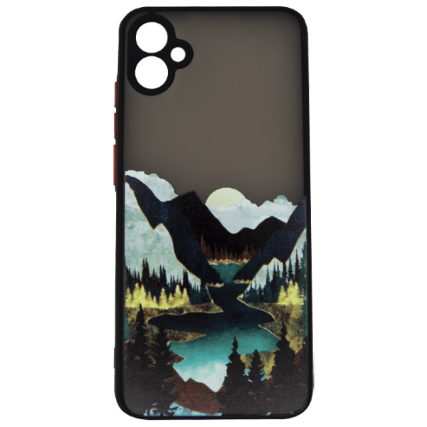 Husă pentru smartphone Samsung Galaxy A04e (Acrylic) Matte Black EVO, TPU, Back photo 1
