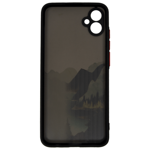 Husă pentru smartphone Samsung Galaxy A04e (Acrylic) Matte Black EVO, TPU, Back photo 2