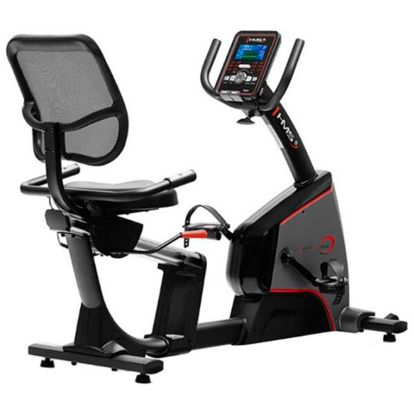 Bicicletă fitness HMS R5814 Black Orizontală, 150 kg photo 2
