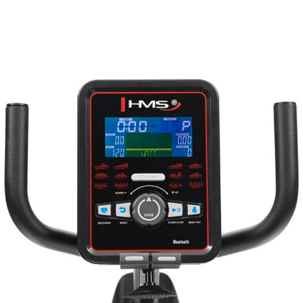 Bicicletă fitness HMS R5814 Black Orizontală, 150 kg photo 4