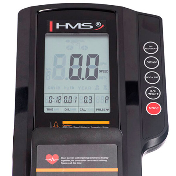 Bicicletă fitness HMS MP6548 Black Vertical, 110 kg photo 4