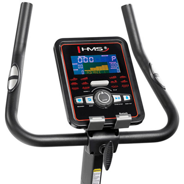 Bicicletă fitness HMS M5812 Black Vertical, 150 kg photo 2