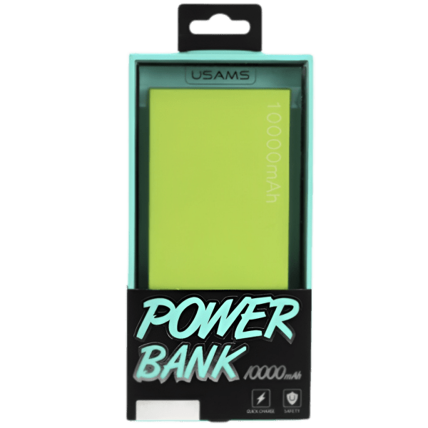 Power Bank 10000 мАч Usams CD01 Зелёный  photo 3