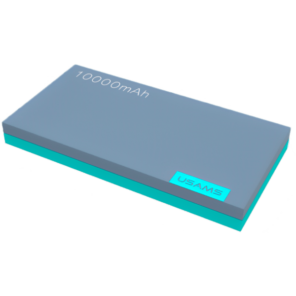 Power Bank 10000 мАч Usams CD01 Серый  photo 1