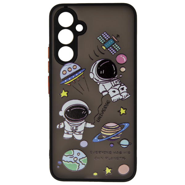Чехол для смартфона Samsung Galaxy A54 5G (Acrylic) Astronaut Черный EVO, TPU, Back photo 1