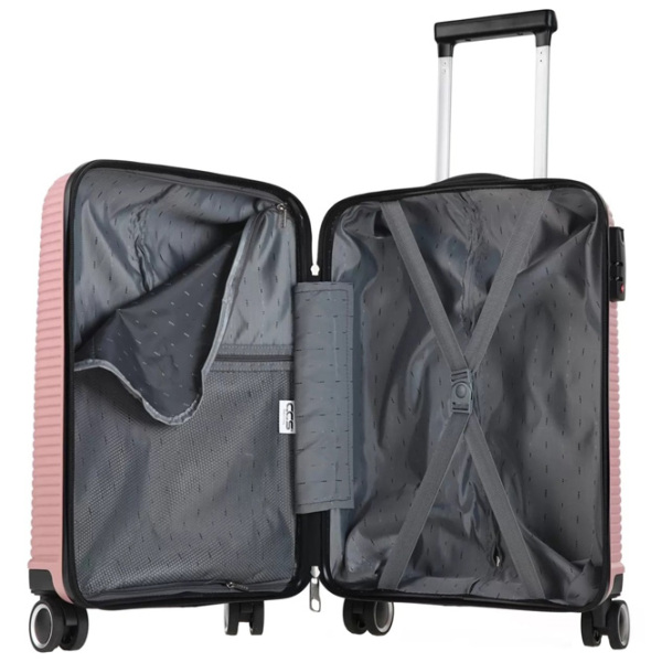 Чемодан CCS 5224 Set Пудра 105л   photo 6