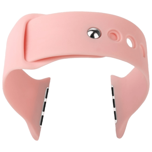 Ремень Apple Watch Fresh Color Розовый Серебристый Силикон, 38 mm photo 1