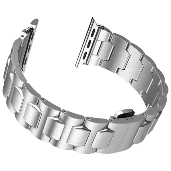 Ремешок Apple Watch Grand Steel Серебряный  Нержавеющая сталь, 44 mm photo 1