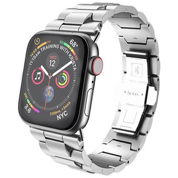 Ремешок Apple Watch Grand Steel Серебряный  Нержавеющая сталь, 44 mm photo 2