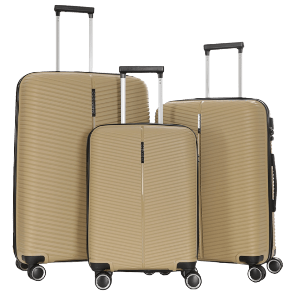 Чемодан CCS 5224 Set Бежевый 105л   photo 1