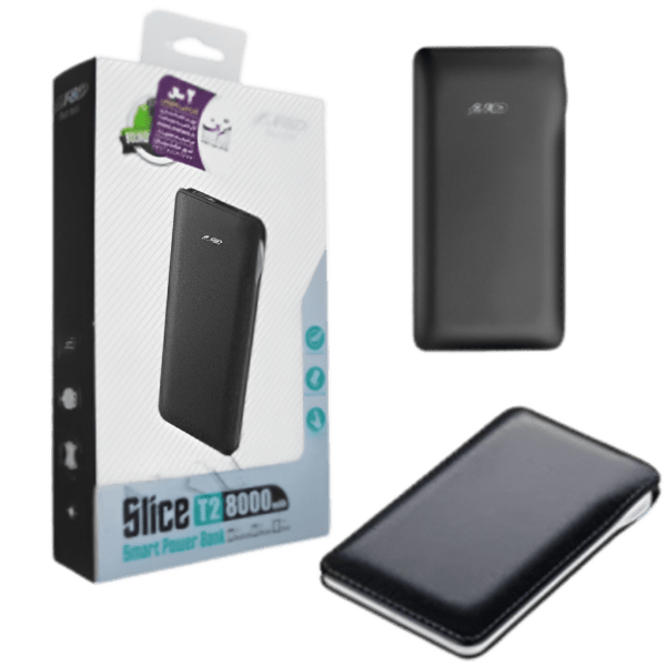Power Bank 8000 мАч F&D Slice T2 Черный  photo 5