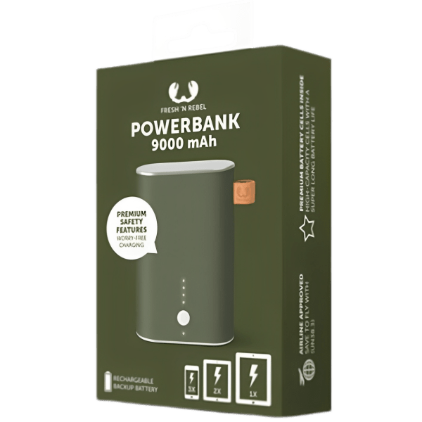 Power Bank 9000 мАч Fresh 'N Rebel 2PB3000AR Зелёный  photo 3