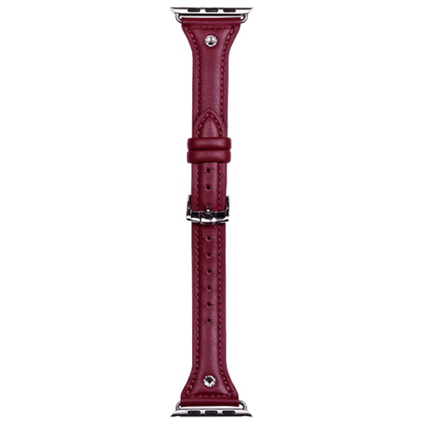 Curelușă Apple Watch WB05 Red Piele, 44 mm photo 2
