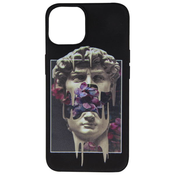 Husă pentru smartphone Apple iPhone 14 (Fashion Art) White Black EVO, TPU, Back photo 1