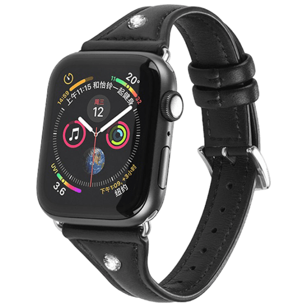 Ремень Apple Watch WB05 Черный Кожа, 40 мм photo 1