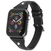 Ремень Apple Watch WB05 Черный Кожа, 40 мм