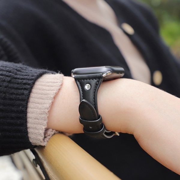 Ремень Apple Watch WB05 Черный Кожа, 40 мм photo 5