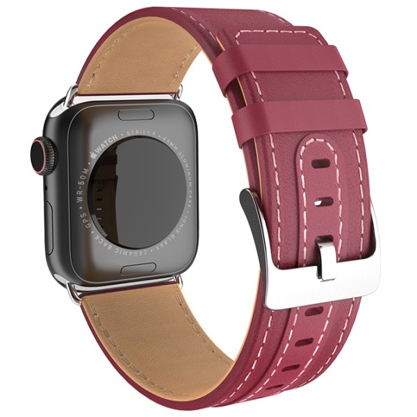 Ремень Apple Watch WB04 Duke Красный Кожа, 40 мм photo 2