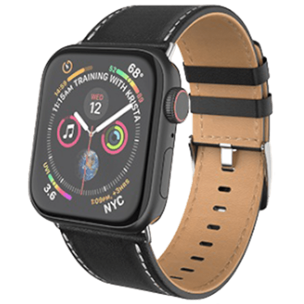 Ремень Apple Watch WB04 Duke Черный Кожа, 40 мм photo 1