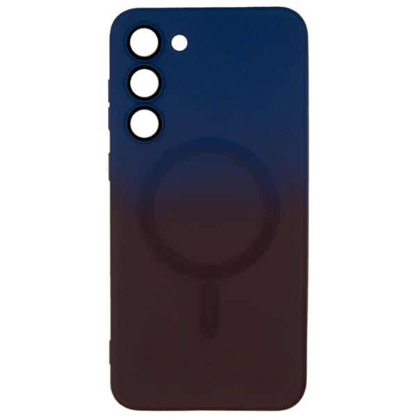 Husă pentru smartphone Samsung Galaxy S23 Plus (LUXURY) Burgundy Blue EVO, TPU, MagSafe Back photo 1