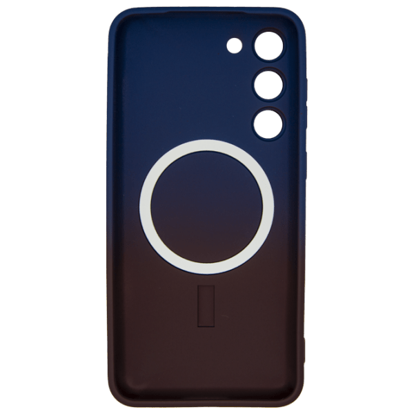 Husă pentru smartphone Samsung Galaxy S23 Plus (LUXURY) Burgundy Blue EVO, TPU, MagSafe Back photo 2