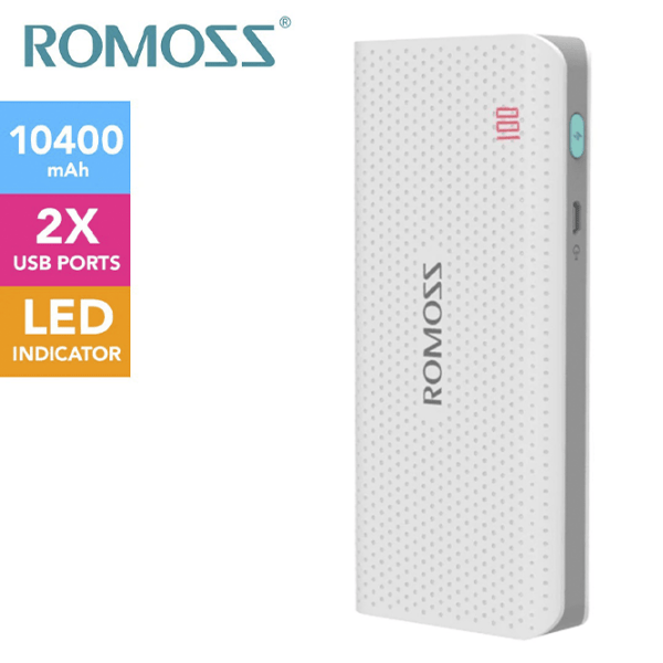 Power Bank 10400 мАч Romoss Sense 4 Led Белый  photo 2