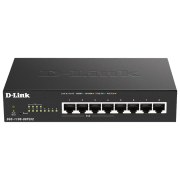 Switch D-Link DGS-1100-08PLV2 Black 16 Gbit/ s