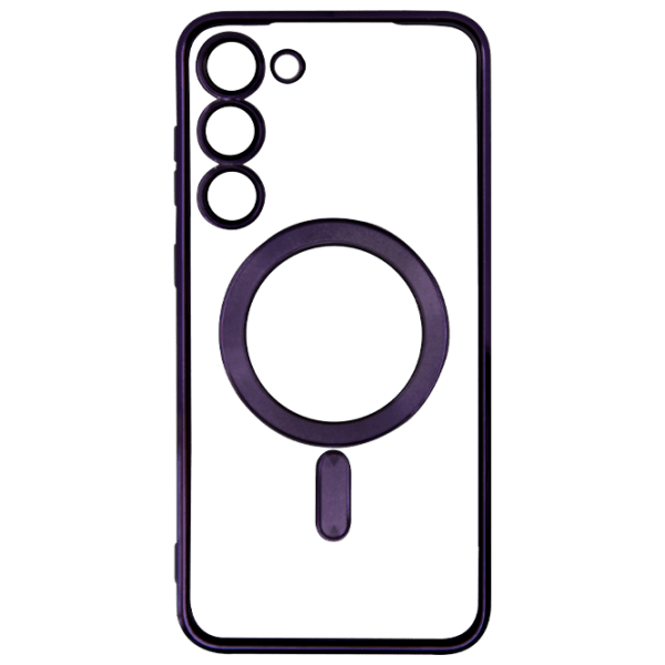 Husă pentru smartphone Samsung Galaxy S23 Plus (Electronplating) Transparent Purple EVO, TPU, Back photo 1