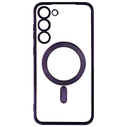 Husă pentru smartphone Samsung Galaxy S23 Plus (Electronplating) Transparent Purple