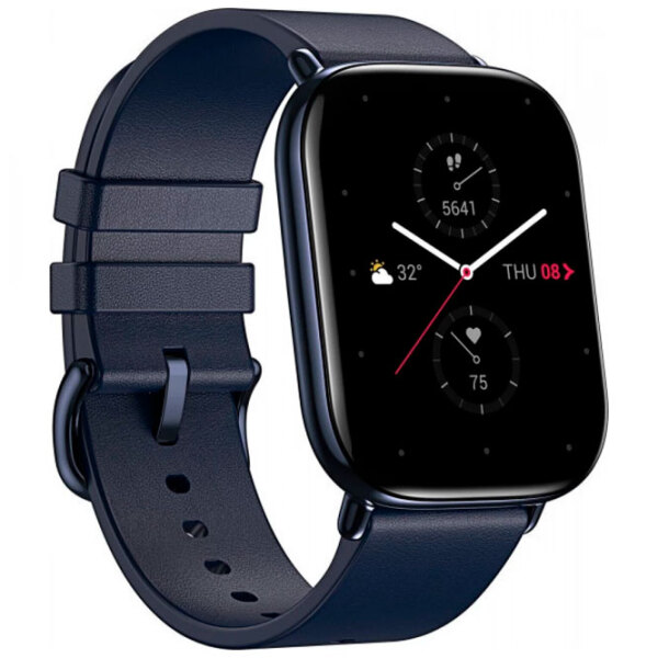 Ceas inteligent Amazfit ZEPP E (square) Blue 1.65" | 42 mm | Oțel inoxidabil/ Piele
| photo 4