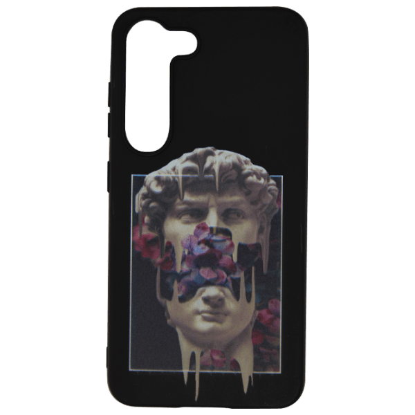 Чехол для смартфона Samsung Galaxy S23 (Fashion Art) Белый Черный EVO, TPU, Back photo 1
