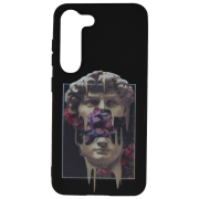 Чехол для смартфона Samsung Galaxy S23 (Fashion Art) Белый Черный
