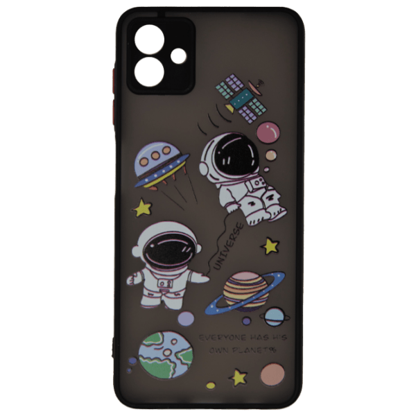 Husă pentru smartphone Samsung Galaxy A04 (Acrylic) Astronaut Black EVO, TPU, Back photo 1