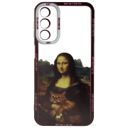 Husă pentru smartphone Samsung Galaxy A24 4G (Art Aesthetic) Girl Black EVO, TPU, Back
