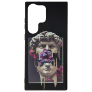 Husă pentru smartphone Samsung Galaxy S23 Ultra (Fashion Art) White Black EVO, TPU, Back