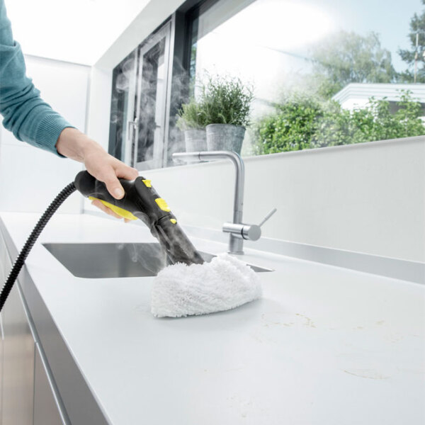 Curățitor cu aburi KARCHER SC 3 Deluxe EasyFix Yellow 1900 W, 15 g/ min, 1 l photo 5