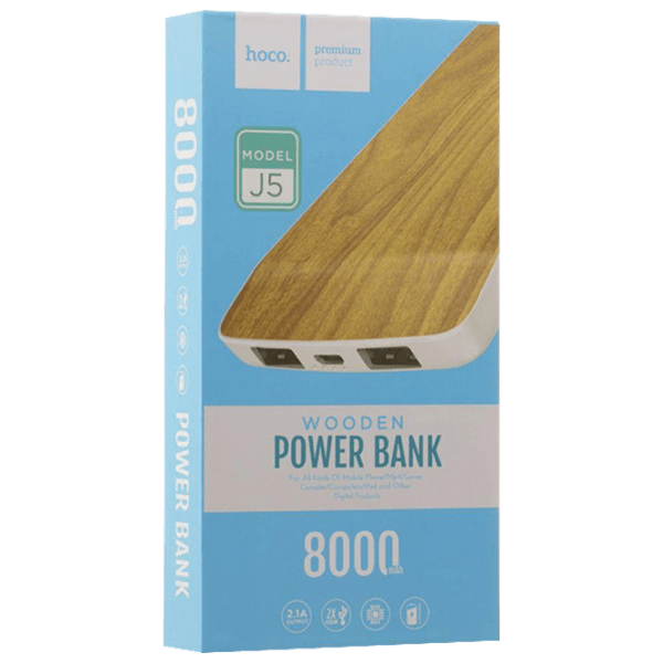 Power Bank 8000 мАч Hoco J5 Красный  photo 3