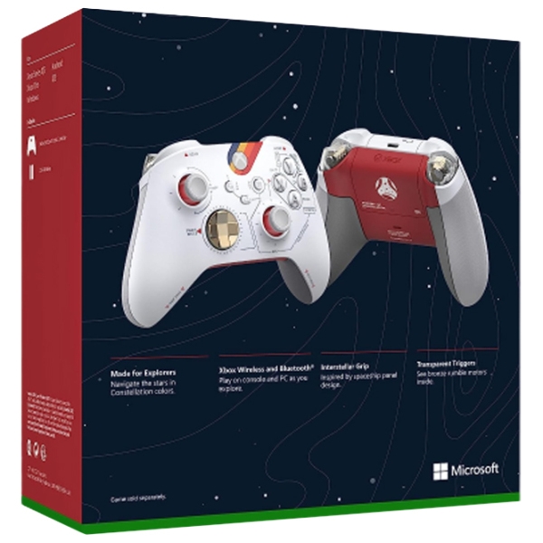 Gamepad Microsoft Starfield Limited Edition White Fără fir / 17 buttons photo 5