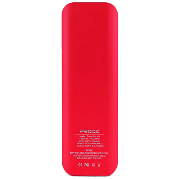 Power Bank 10000 мАч Remax V6i Series Красный  photo 1